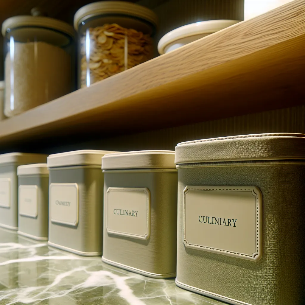 Elegant container labeling system