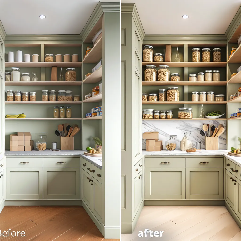 Complete pantry transformation